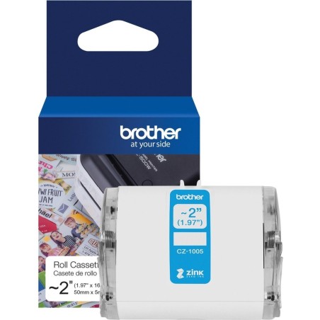 Brother CZ-1005 Continuous Label 5cm x 5m - High-Quality, Versatile & Durable Labels for All Your Needs!